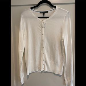 NWT Ivory Cardigan Sweater with Design Buttons
